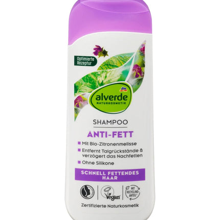 Alverde – Shampoo gegen Fett und normales Haar – 200 ml