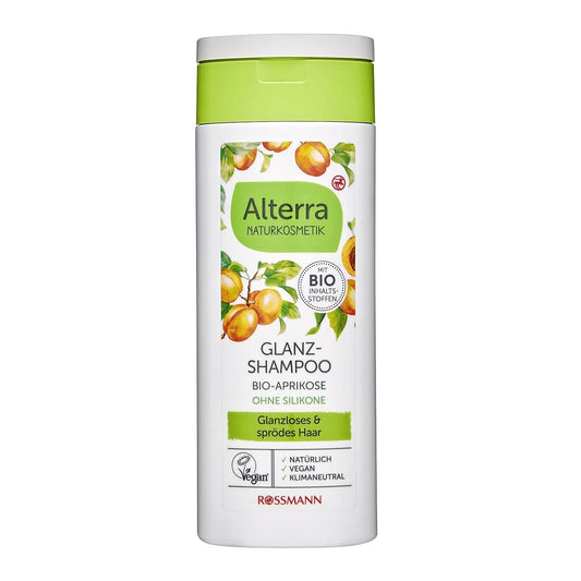 Alterra Glanz Shampoo "Bio-Aprikose & Bio-Weizen", 200 ml