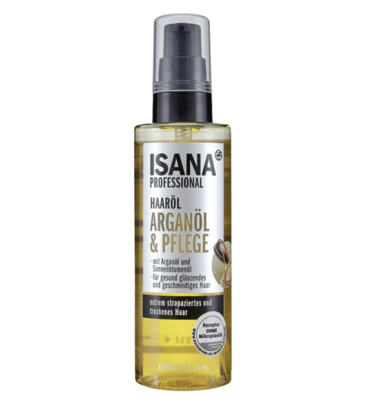 ISANA Professional Haaröl Oil Care mit Arganöl & Sonnenblumenöl, 100 ml