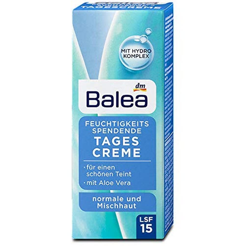Balea Feuchtigkeitsspendende Tagescreme LSF 15, 50 g