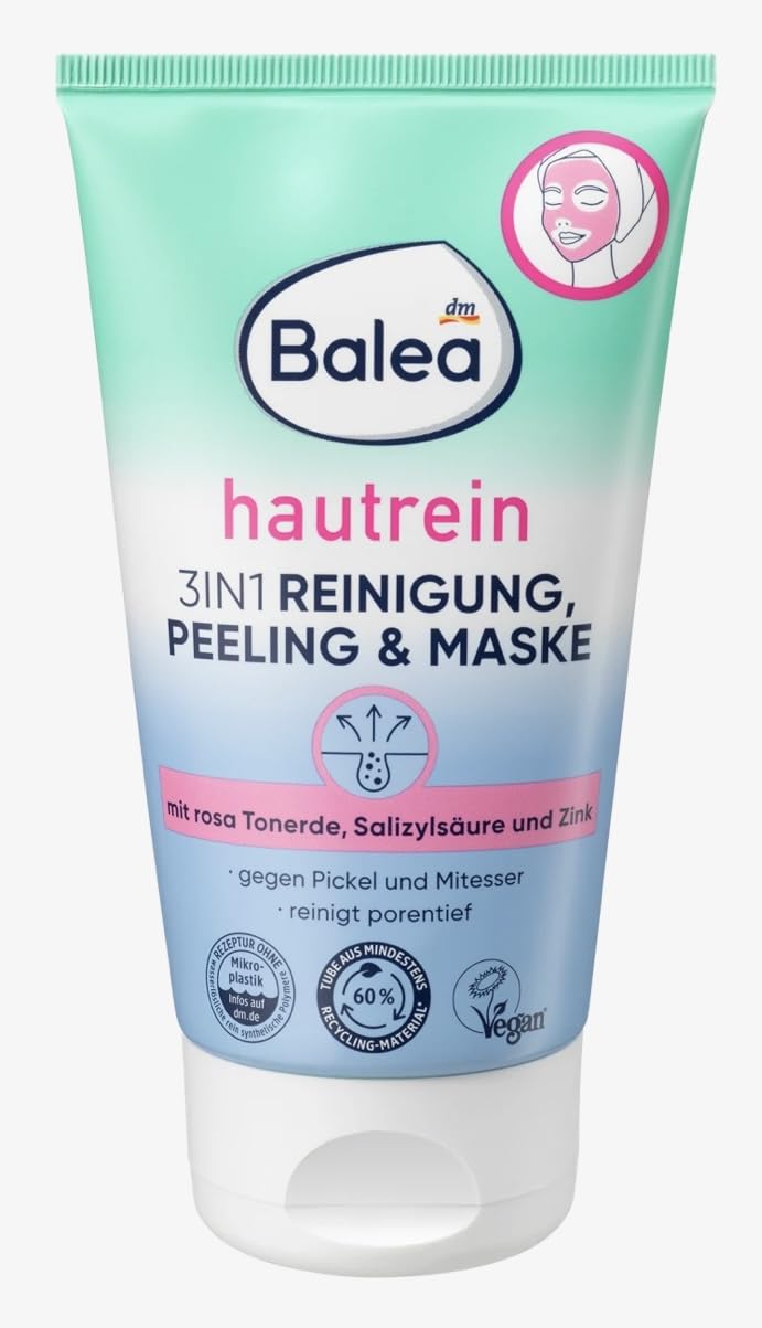 Balea 3in1 Reinigung, Peeling & Maske hautrein, 150 ml