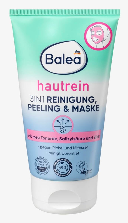 Balea 3in1 Reinigung, Peeling & Maske hautrein, 150 ml