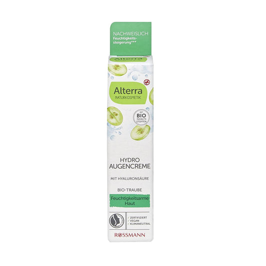 Alterra Hydro Augencreme Bio-Traube & Bio-Weisser Tee, 15 ml
