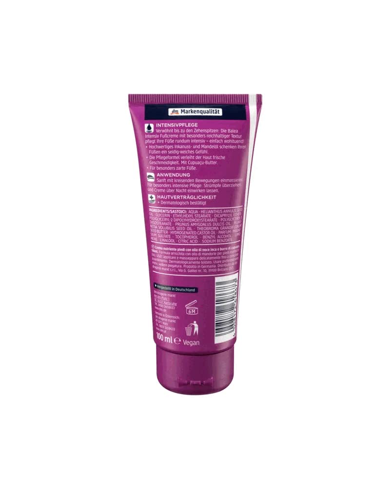 Balea Fusscreme für sehr trockene Füsse intensiv