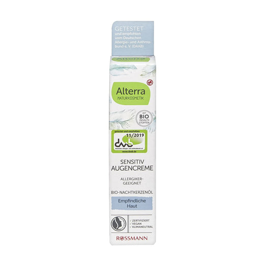 Alterra Sensitiv Augencreme Parfümfrei, 15 ml