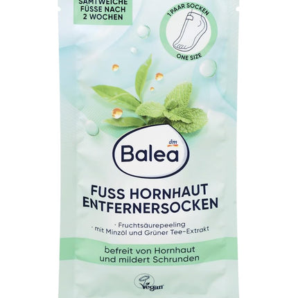 Balea Fußmaske Socken Hornhaut Entferner (1 Paar), 1x2 St
