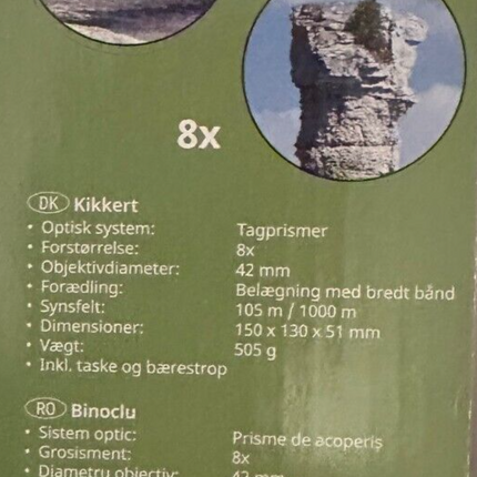 BRESSER binoklis Tobermory 8x42, jauns un oriģinālajā iepakojumā