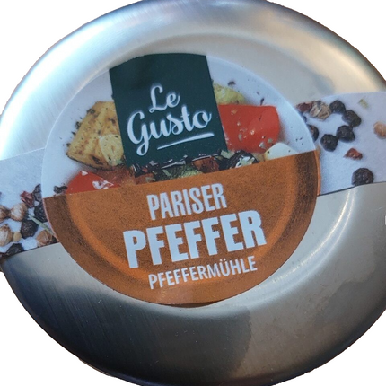 LEGUSTO Parīzes pipari ar piparu dzirnaviņām, 100 g, jauni un aizzīmogoti
