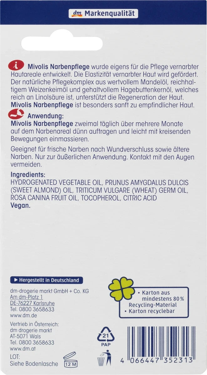 Mivolis Narbenpflege, 20 ml, neu&ovp