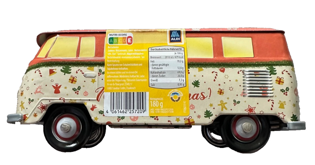 Volkswagen VW T1 autobusa Bulli kolekcijas metāla cepumu/glabāšanas kārba, jauna