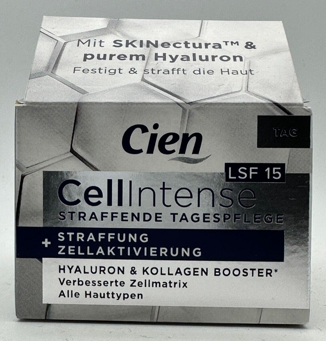 CIEN Cell Intense, hialuronskābe un kolagēns, nostiprinoša, šūnu aktivācija, dienas kopšana