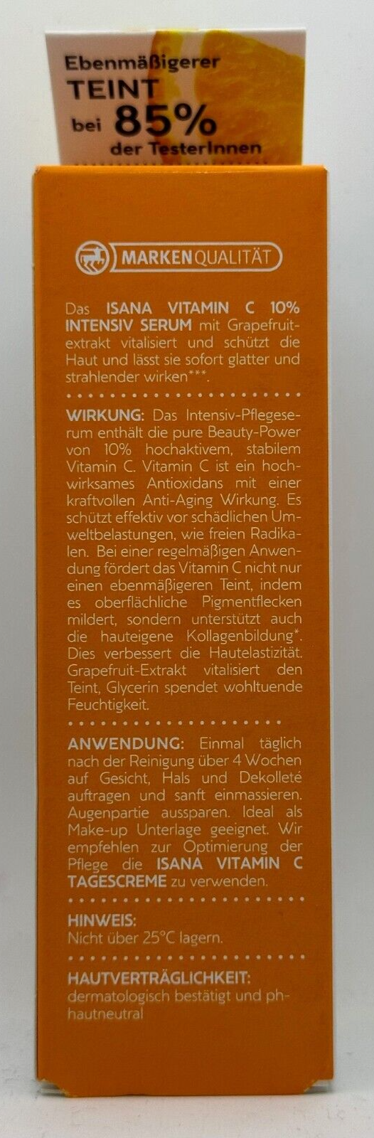 ISANA Intensiv Serum, Vitamin C 10%, 30 ml, Neu&OVP