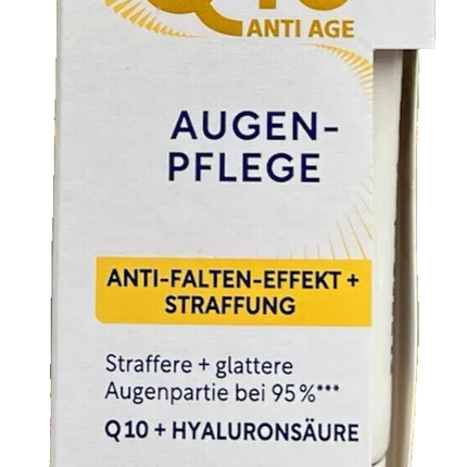 LACURA Skin Q10 pretnovecošanās acu krēms, 15 ml, piemērots visiem ādas tipiem, no 35 gadu vecuma, jauns un iepakojumā esošs