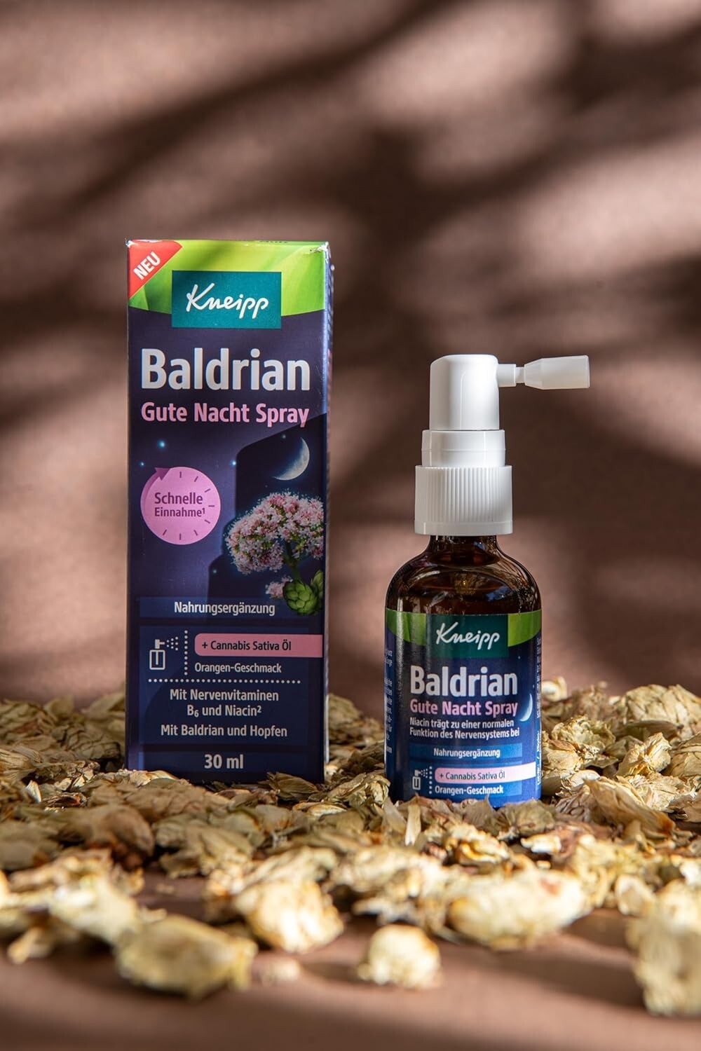 Kneipp Baldrian Gute Nacht Spray - mit Cannabis Sativa Öl, 30ml, neu&ovp