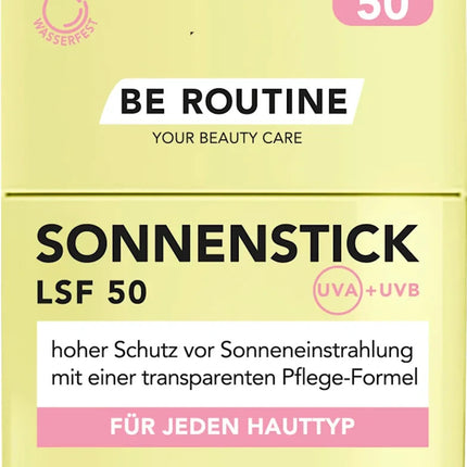 BE ROUTINE saules aizsargkrēms SPF 50, sejai un ķermenim, 20 g, jauns un iepakojumā