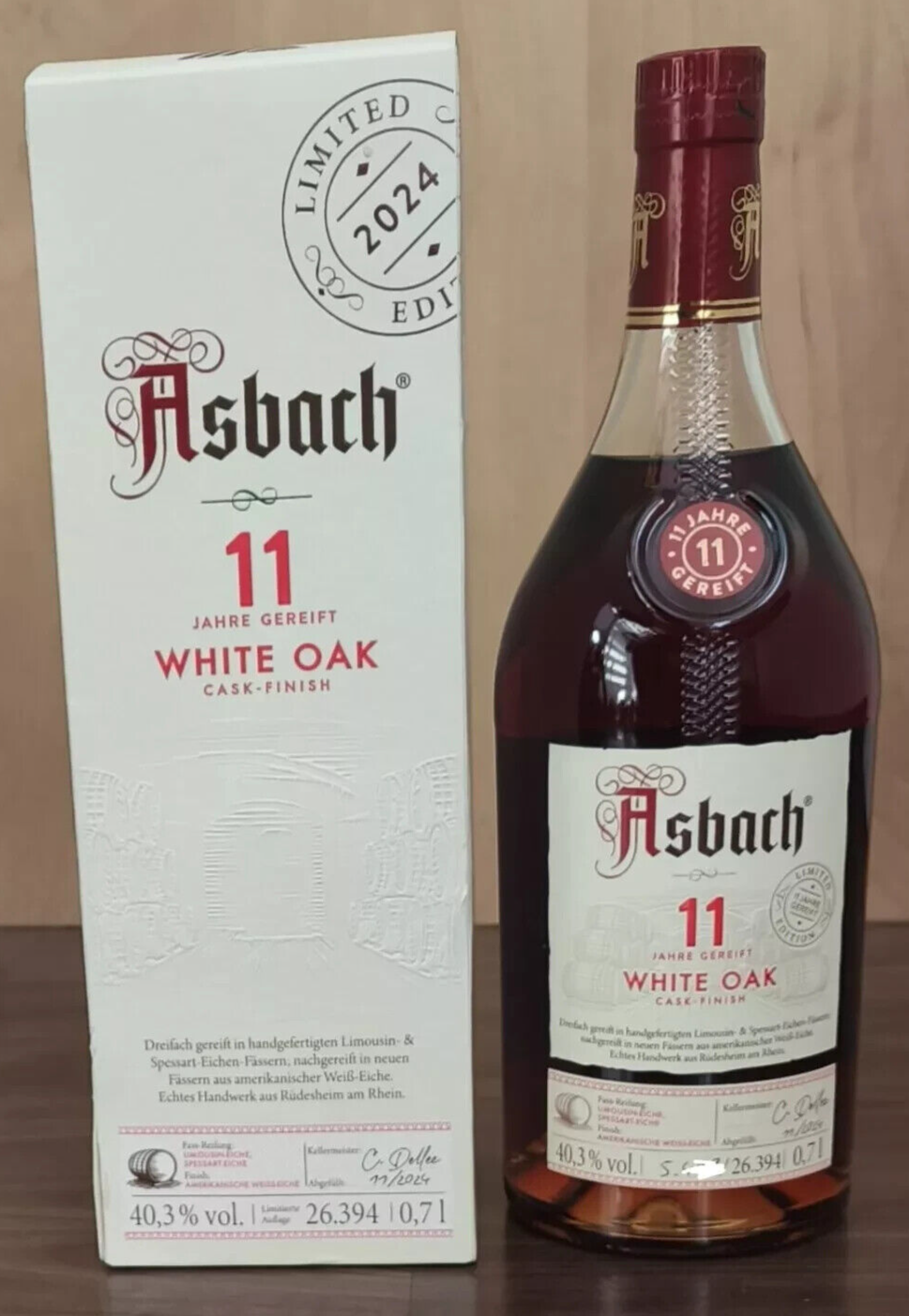 ASBACH 11 Jahre Premium Limited Edition, White Oak, 0,7 l, neu&ovp