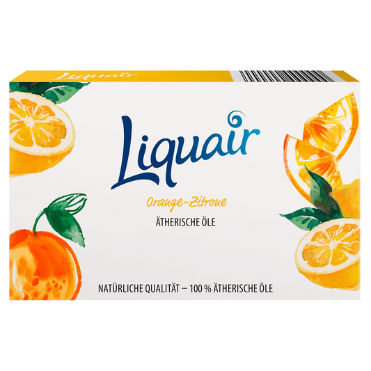 Liquair ēteriskās eļļas, apelsīnu-citronu, 5 gab. komplekts, difuzoram/aromātiskajai lampai, jauns un oriģināls iepakojums