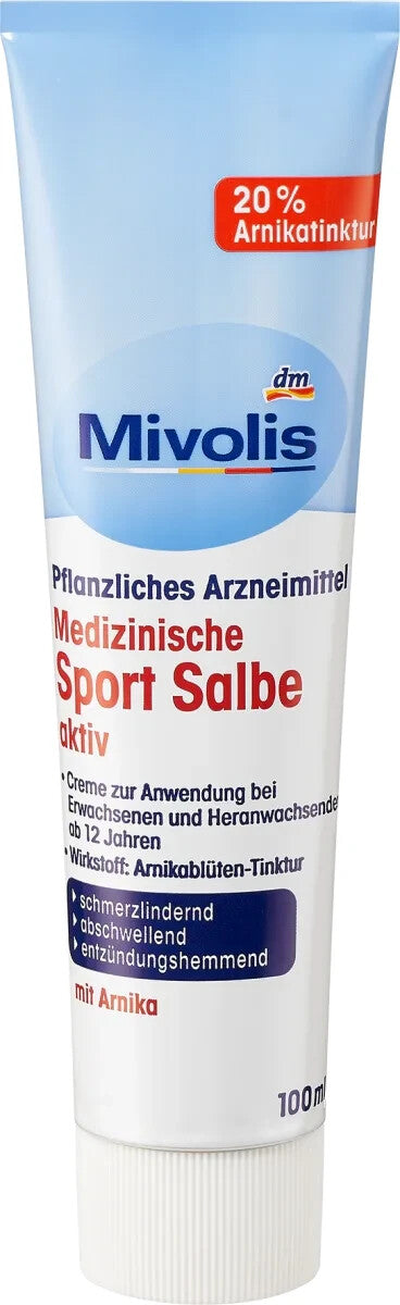 Mivolis medicīniskā sporta ziede, 100 ml, jauna un aizzīmogota