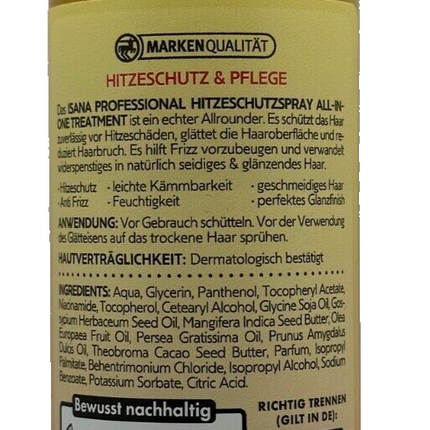 ISANA PROFESSIONAL karstuma aizsardzības sprejs, vegāns, 200ml, jauns