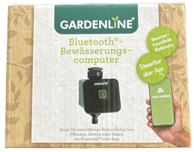 Gardenline Bluetooth apūdeņošanas dators, automātiska apūdeņošana, izmantojot lietotni, jauns