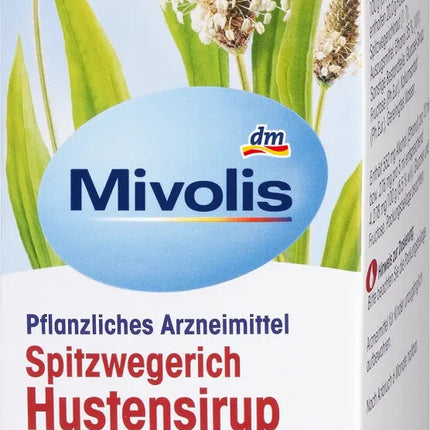 Mivolis ribwort plantain klepus sīrups, 200 ml, jauns un aizzīmogots
