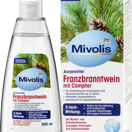 Mivolis Franzbranntwein ar kamparu, 500 ml, jauns un aizzīmogots