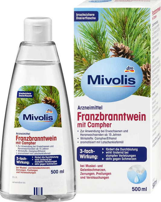 Mivolis Franzbranntwein with camphor, 500 ml, new &amp; sealed