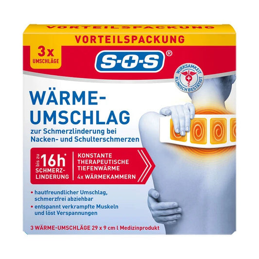 SOS Wärmeumschlag, Wärmetherapie bei Nacken- und Schulterschmerzen, neu