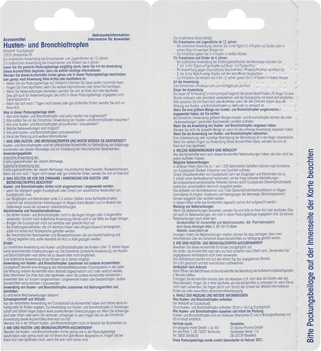 Mivolis Husten- und Bronchialtropfen, 50 ml, neu&ovp