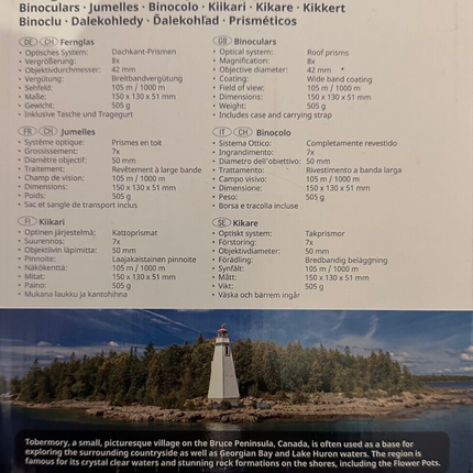 BRESSER binoklis Tobermory 8x42, jauns un oriģinālajā iepakojumā