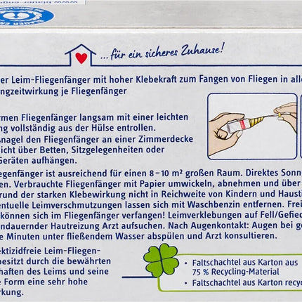 Profissimo mušķērājs, līmes slazds, 1x4 gabali, jauns un aizzīmogots
