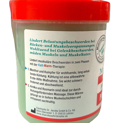Dr. Jacoby's Medic oriģinālā zirgu ziede, 1 x 350 ml, jauna un aizzīmogota