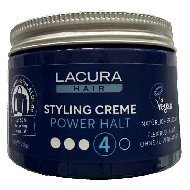 LACURA matu veidošanas krēms, spēcīga fiksācija, vegāns, 150ml, new&amp;ovp