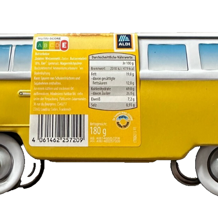 Volkswagen VW T1 autobusa Bulli kolekcijas metāla cepumu/glabāšanas kārba, jauna