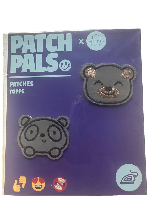 Patch Pals, Bügelbilder Applikation, Patch zum Aufbügeln, Aufnäher, 2er Set, neu