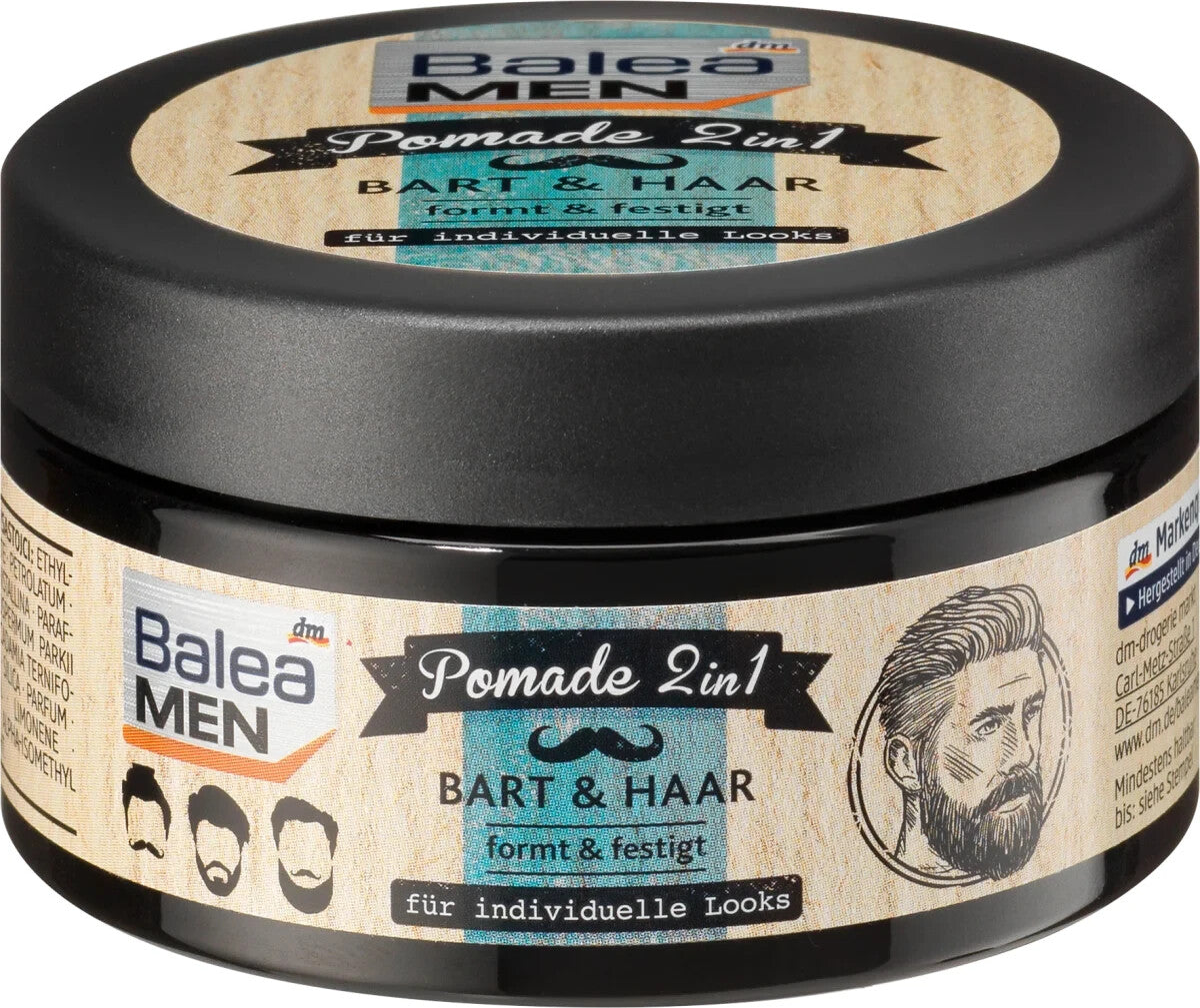 Balea MEN Pomade 2in1 für Bart & Haar, 100 ml, neu&ovp