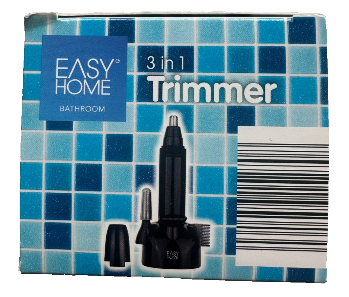 Easy Home 3in1 Trimmer für Bart/Koteletten, Nasen/Ohren, Augenbrauen, neu &ovp