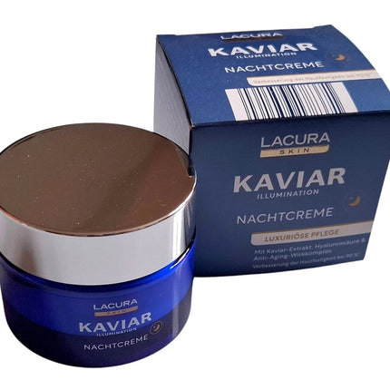 كريم ليلي من لاكورا سكين كافيار إلومينايشن، 50 مل، جديد ومختوم