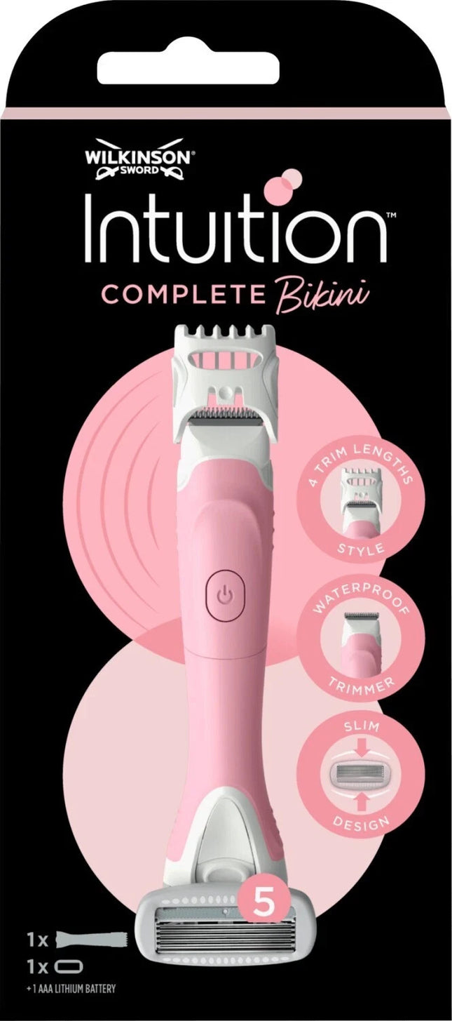 Wilkinson Sword Intuition Complete Bikini Trimmer, sieviešu skuveklis, 1 asmens, jauns