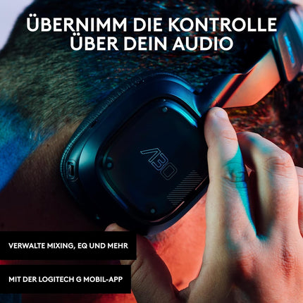 Logitech ASTRO A30 bezvadu Lightspeed austiņas, jaunas! 