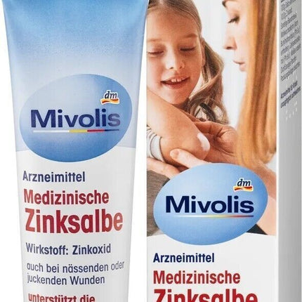 Mivolis cinka ziede, veicina brūču dzīšanu, jauna, 1 x 100 ml