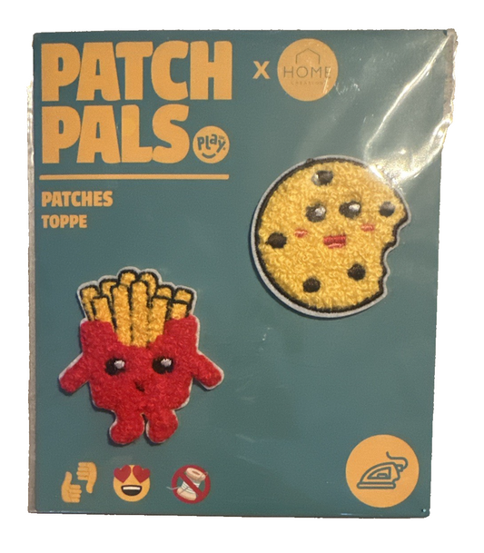 Patch Pals, uzgludināmās aplikācijas, uzgludināmie ielāpi, piešūjamie ielāpi, 2 gabalu komplekts, jauni