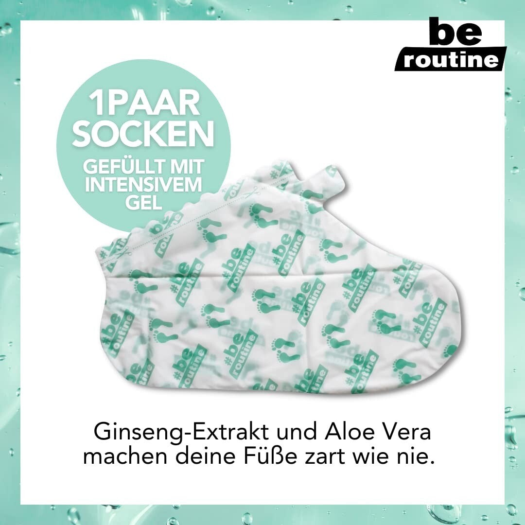 #be routine  Fußmaske, Anti Hornhaut Socken (1 Paar), neu&ovp