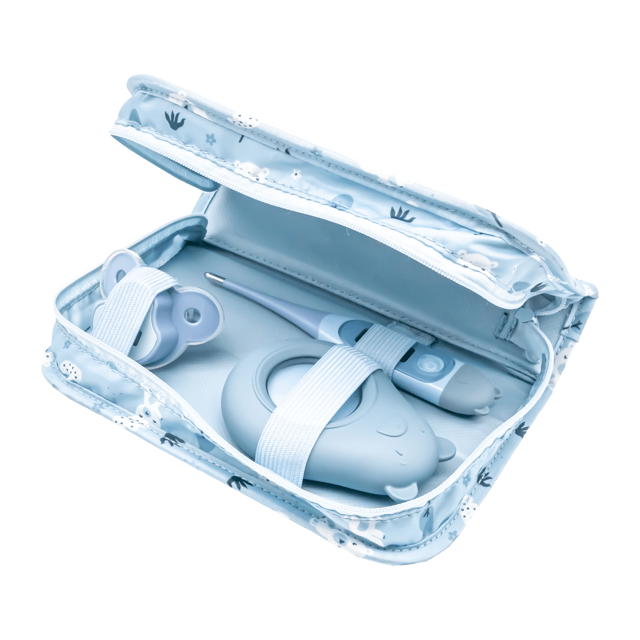 Curamed Kinder Thermometer Set, 3 teilig, mit Aufbewahrungstasche, neu&ovp