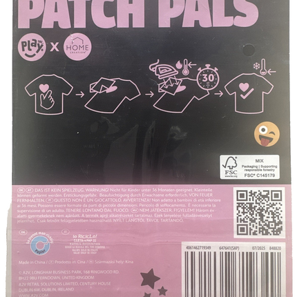 Patch Pals، زخارف تُكوى، رقعة تُكوى، رقعة تُخاط، مجموعة من قطعتين، جديدة
