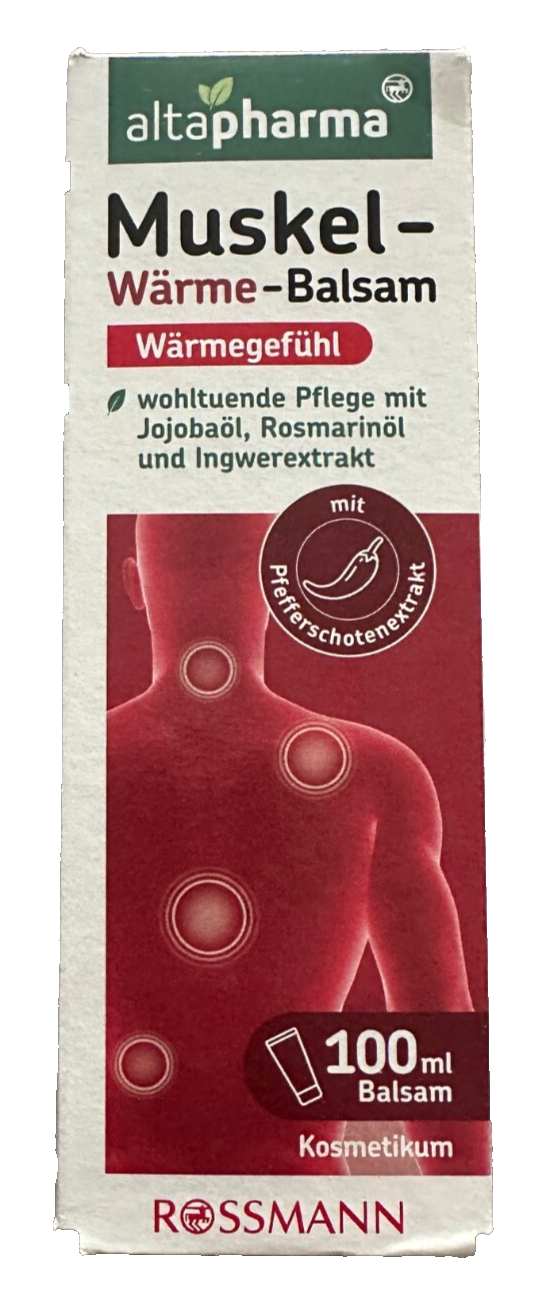 Altapharma Muskel Wärme Balsam, 100ml, neu&ovp