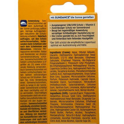 SUNDANCE kombinētais saules aizsargkrēms un zīmulis, SPF 50, UVA un UVB, 20 ml + 3 ml, jauns