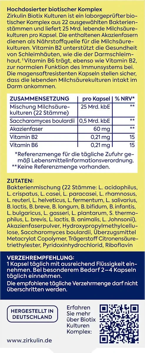 مجمع مزارع زيركولين بيوتيكس، مع فيتامين ب2 وب6، 1 × 28 كبسولة، جديدة ومختومة