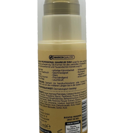 ISANA PROFESSIONAL 13-in-1 intensīvi kopjošs matu līdzeklis, nenoskalojams, 100ml, jauns