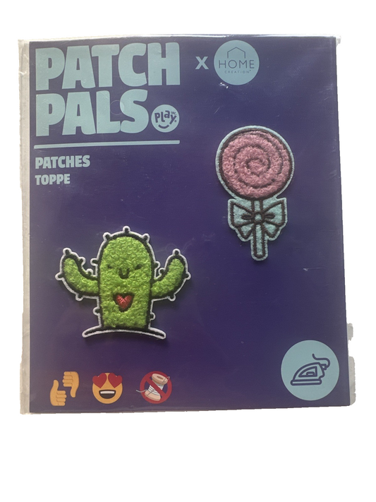 Patch Pals، زخارف تُكوى، رقعة تُكوى، رقعة تُخاط، مجموعة من قطعتين، جديدة